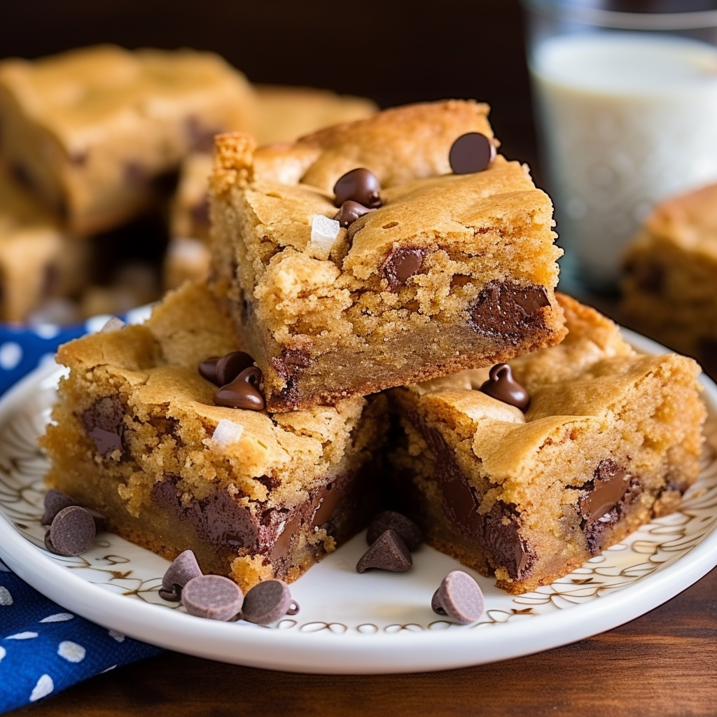 Chocolate Chip Blondies Recipe