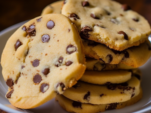 Chocolate Chip Shortbread Cookies Recipe