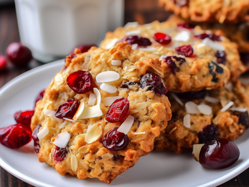 Coconut Cranberry Breakfast Cookie Recipe