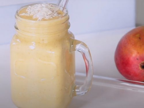 Coconut Oil and Mango Smoothie Recipe