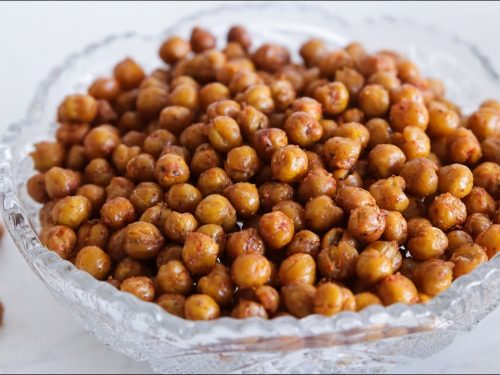 Coconut Oil Roasted Chickpeas Recipe