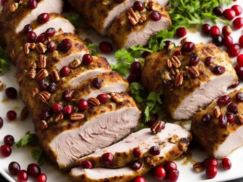 Cranberry and Pecan Stuffed Pork Tenderloin