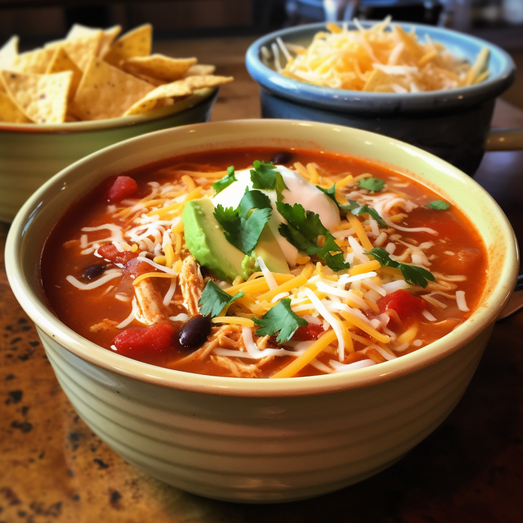 Crockpot Chicken Tortilla Soup Recipe