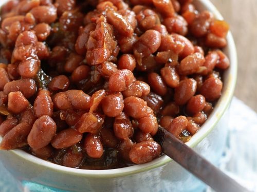 Crockpot Vegetarian Baked Beans Recipe