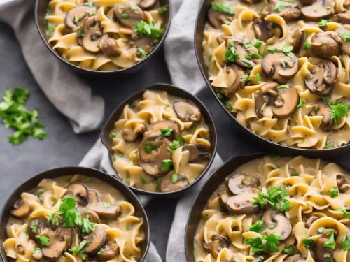 Crockpot Vegetarian Mushroom Stroganoff Recipe