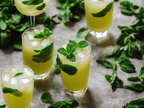 Cucumber Mint Champagne Cocktail Recipe