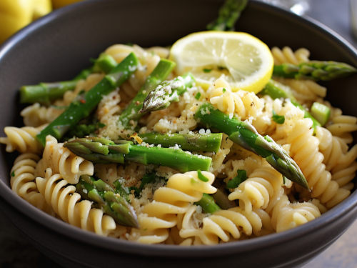 Dairy Free Lemon Asparagus Pasta Recipe