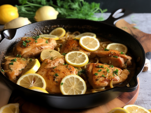 Dairy-Free Lemon Garlic Chicken Recipe