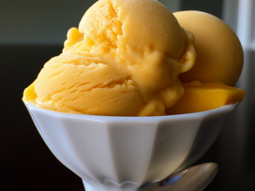 Dairy-Free Mango Sorbet Recipe