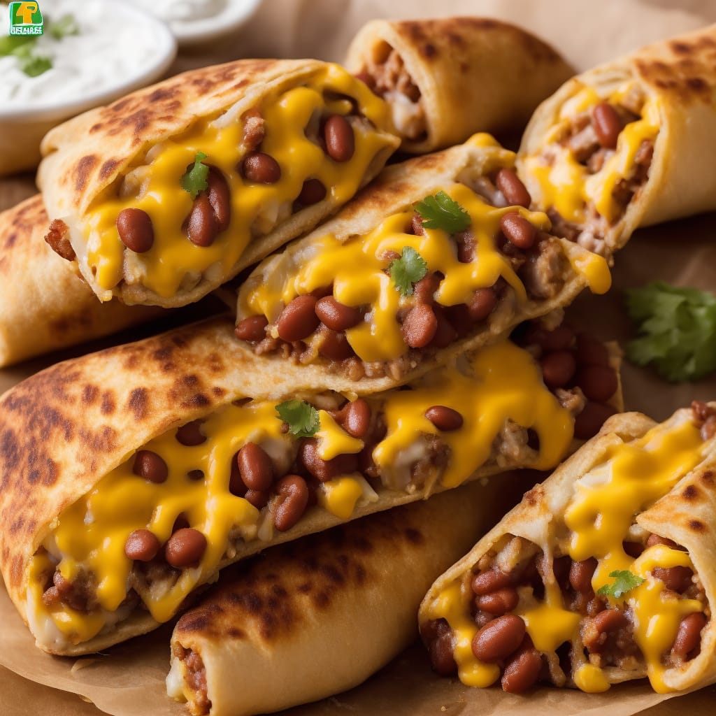 Del Taco's Bean and Cheese Burritos