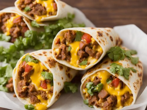 Del Taco's Breakfast Burritos