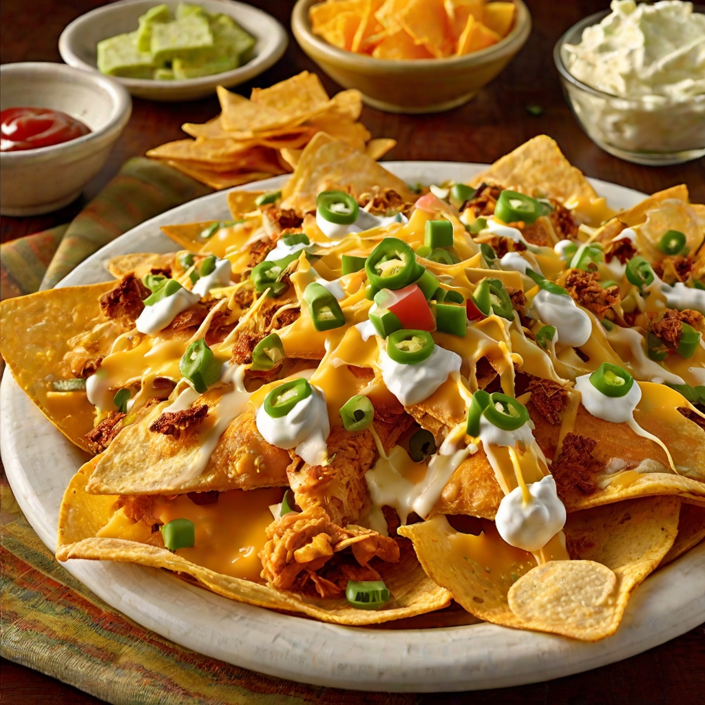 Del Taco's Chicken Cheddar Nachos