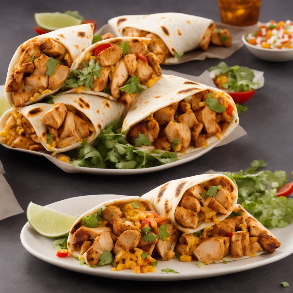 Del Taco's Spicy Grilled Chicken Burritos