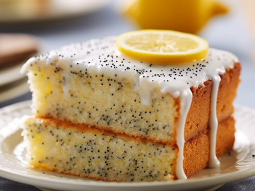 Diabetic Lemon Poppy Seed Cake Recipe