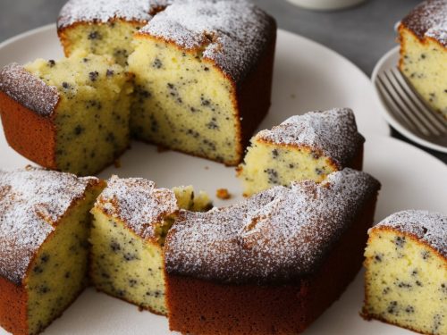 Diabetic Lemon Poppy Seed Cake