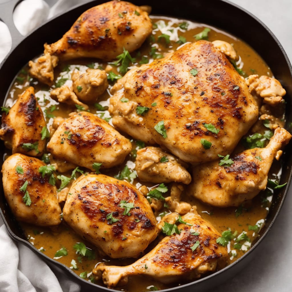 Dutch Oven Honey Mustard Chicken Recipe