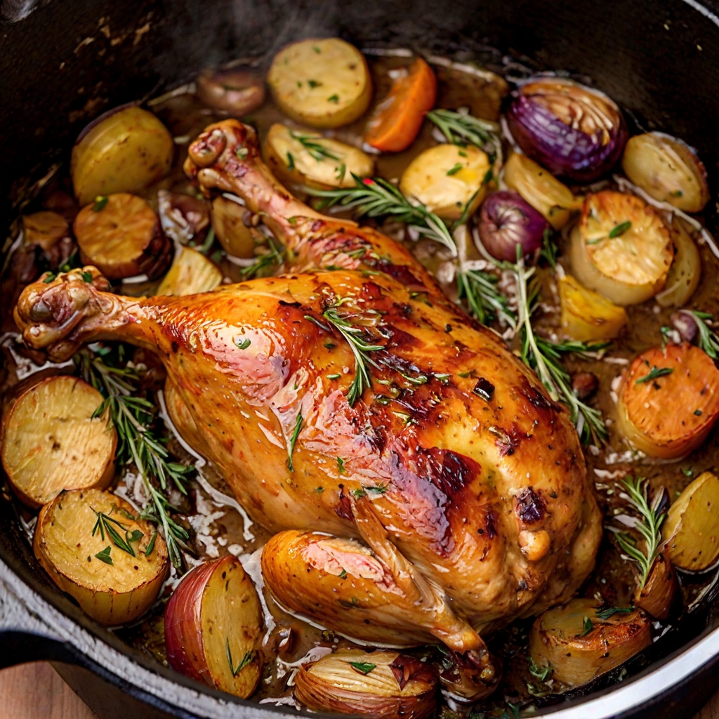 Dutch Oven Maple Dijon Chicken Recipe