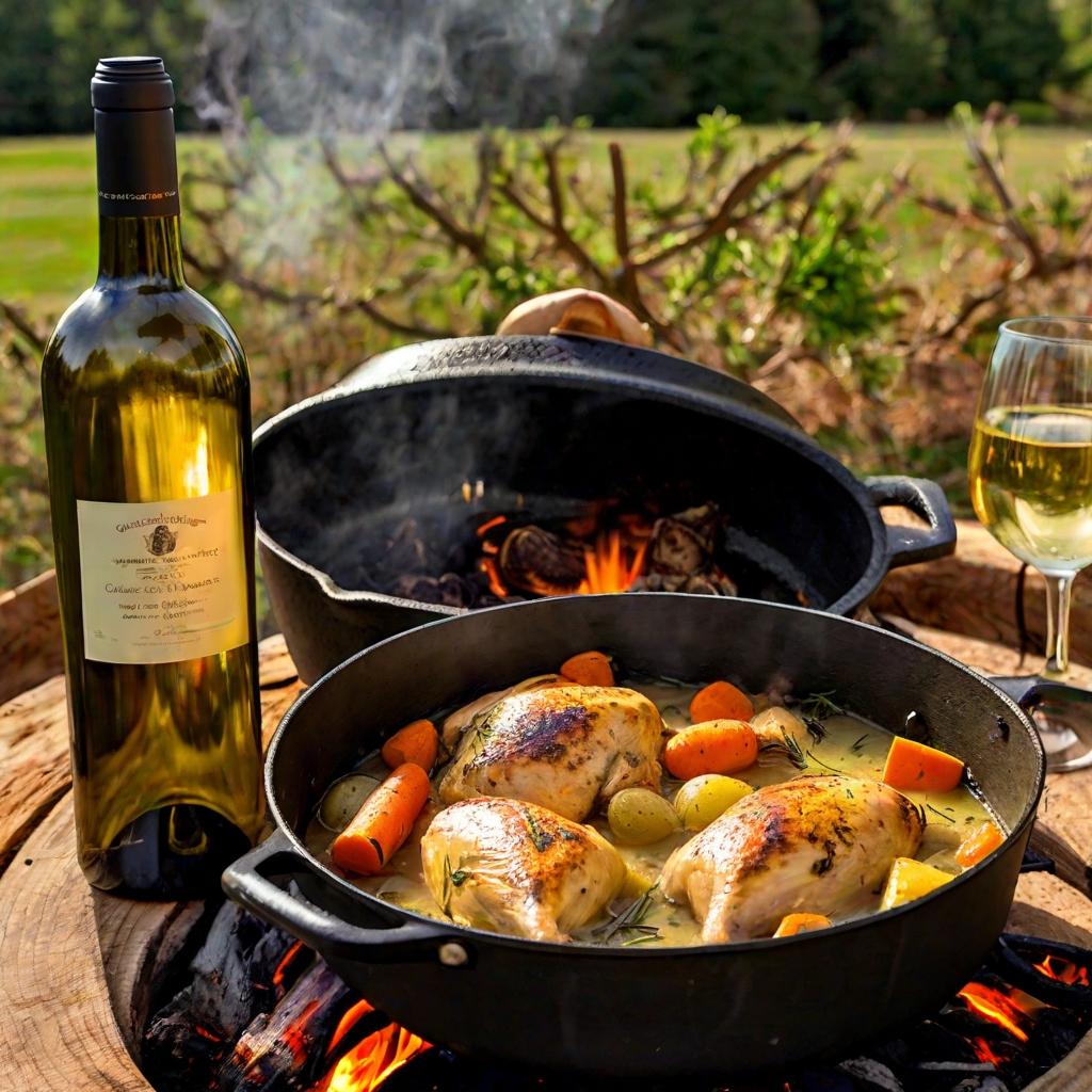 Dutch Oven White Wine Chicken Recipe