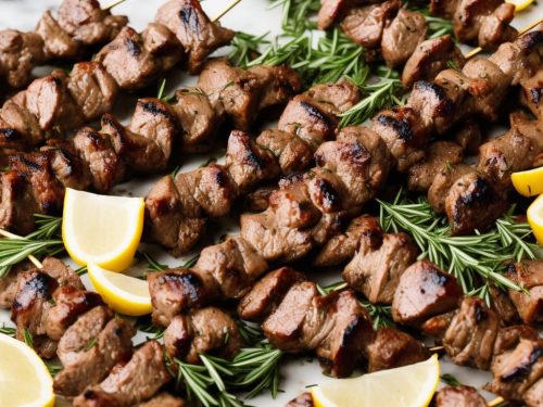 Easter Lamb and Rosemary Skewers