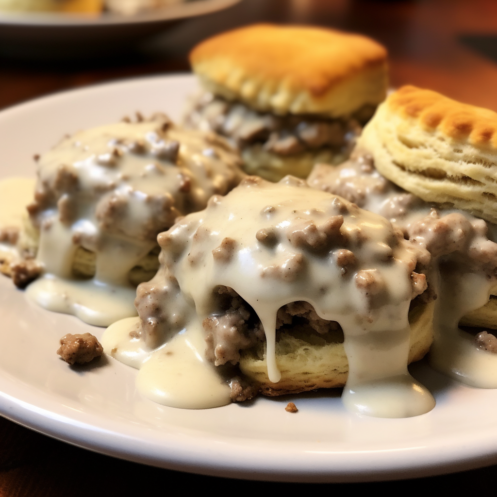 Easy Sausage Gravy and Biscuits