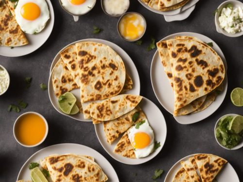 Eggs Breakfast Quesadilla Recipe