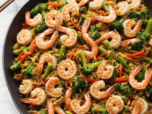 Enoki Mushroom and Shrimp Stir-Fry Recipe