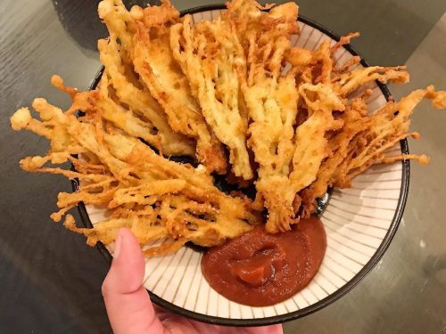 Enoki Mushroom Tempura Recipe