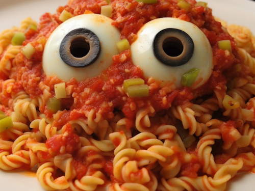 Eyeball Pasta Recipe