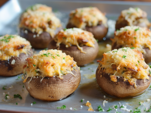 Fisherman's Crab Stuffed Mushrooms Recipe