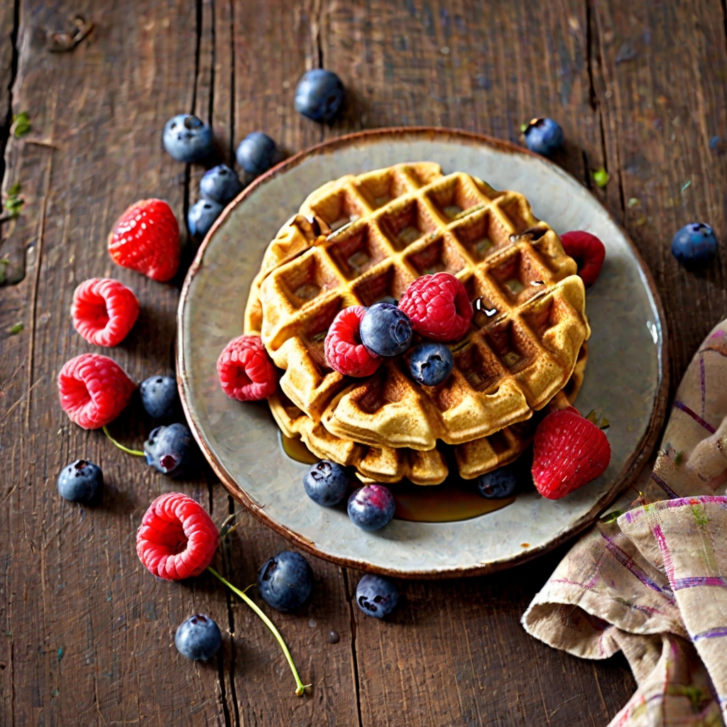 Flax Seed Waffles Recipe