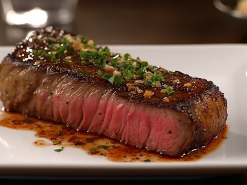 Fleming s Steakhouse s New York Strip Recipe