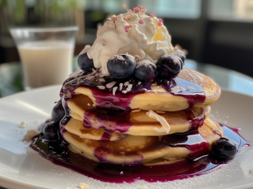 Fountain Blue Restaurant's Blueberry Pancakes