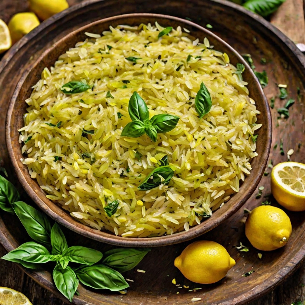 Gluten-Free Lemon Basil Orzo Recipe