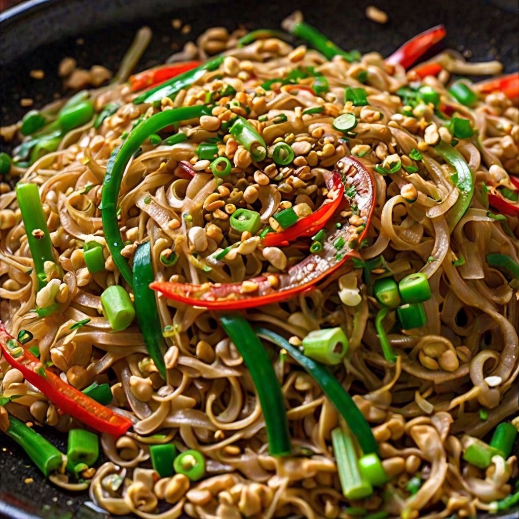 Gluten Free Thai Peanut Noodles Recipe