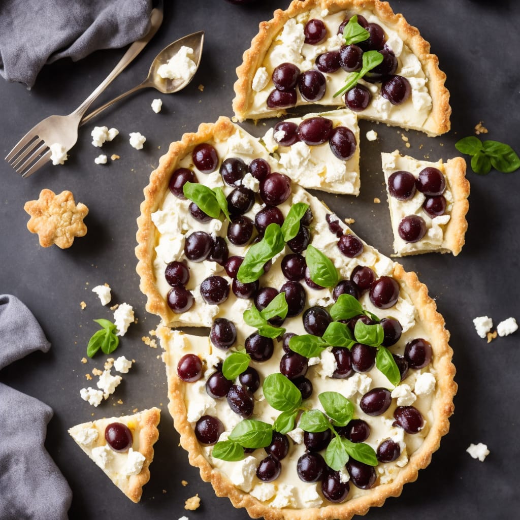 Grape and Goat Cheese Tart Recipe