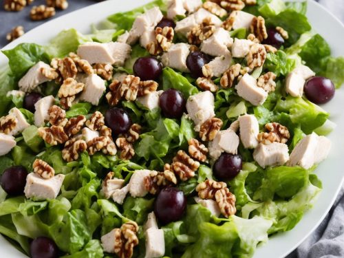 Grape and Walnut Chicken Salad