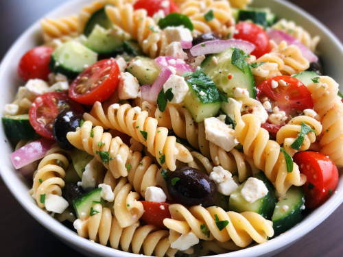 Greek Pasta Salad Recipe