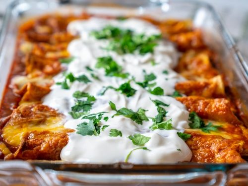 Green Bell Pepper and Black Bean Enchiladas Recipe