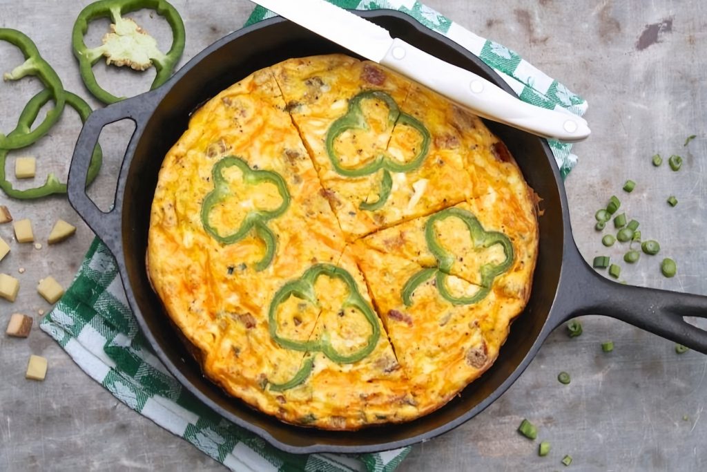 Green Bell Pepper Frittata