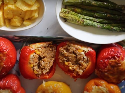 Ground-Chicken-Stuffed-Peppers-Recipe