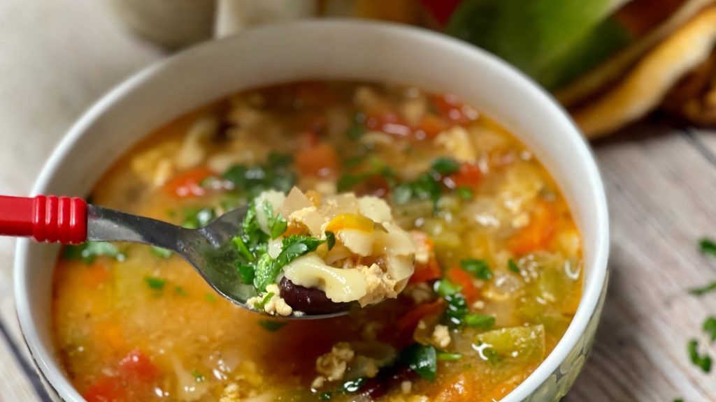 Ground Pork and Kale Soup