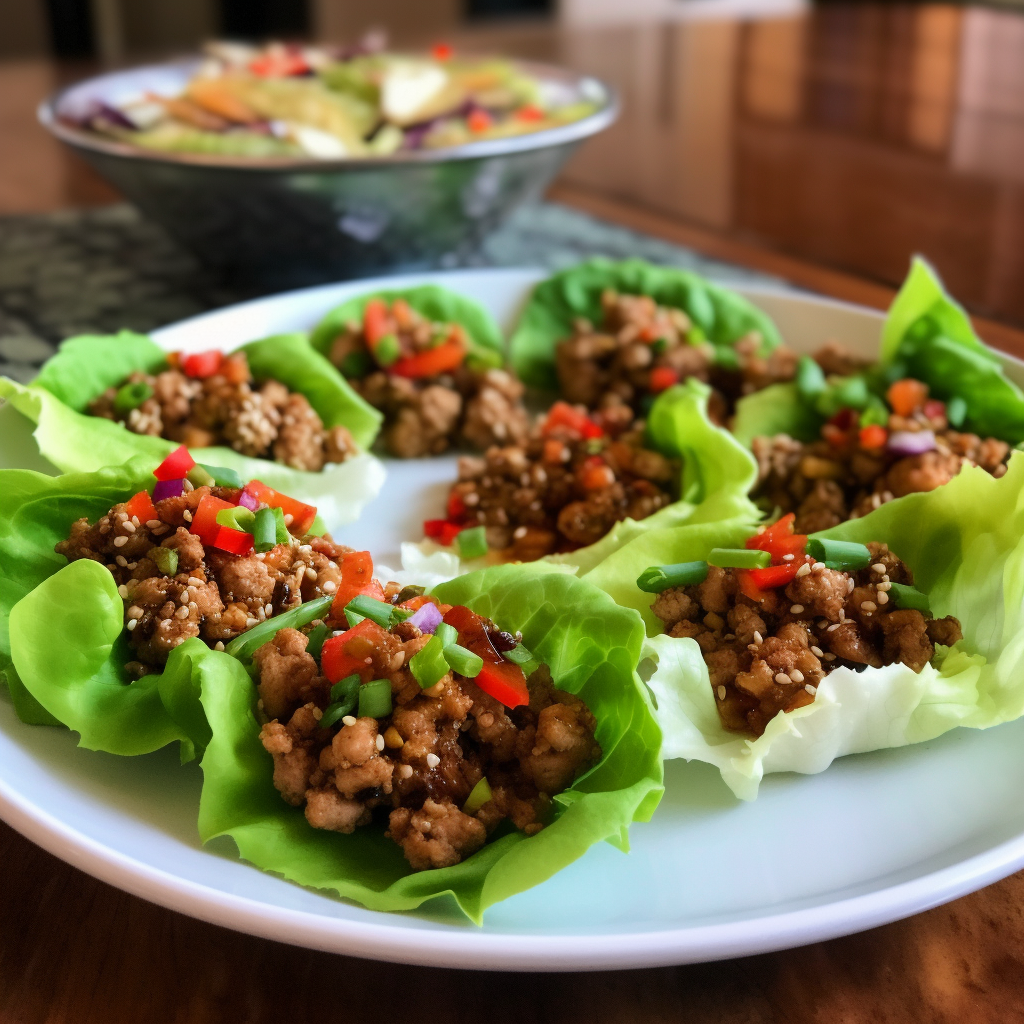 Ground Turkey Lettuce Wraps