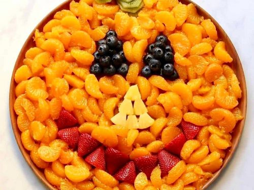 Halloween Jack-O'-Lantern Fruit Platter