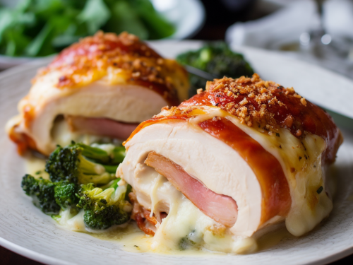 Ham and Gruyere Stuffed Chicken Breast Recipe