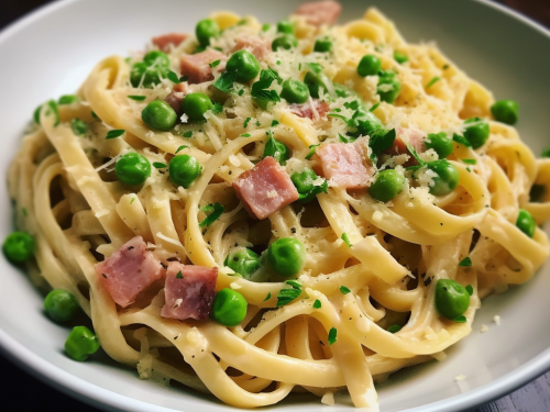 Ham and Pea Pasta Recipe