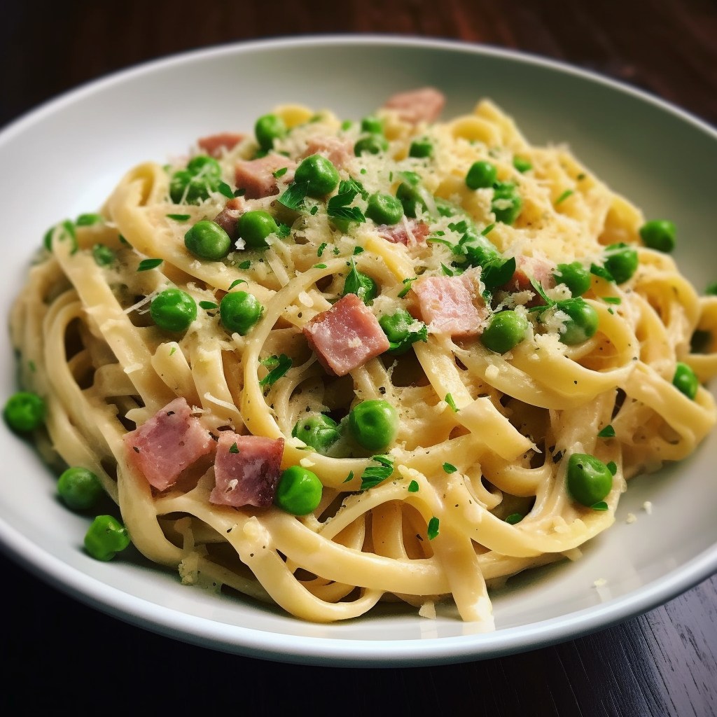 Ham and Pea Pasta Recipe