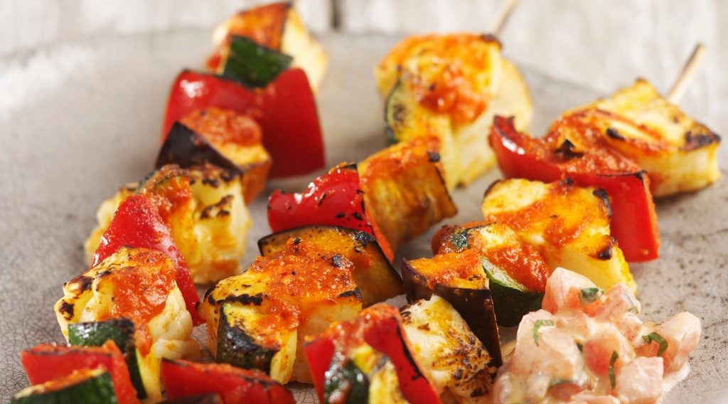 Harissa-and-Halloumi-Skewers-Recipe