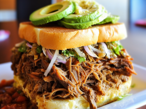 Hole Mole's Carnitas Torta