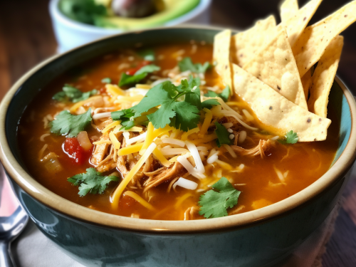 Instant Pot Chicken Tortilla Soup Recipe