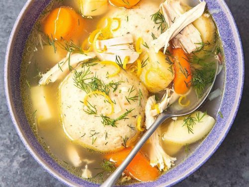 Israeli Matzo Ball Soup